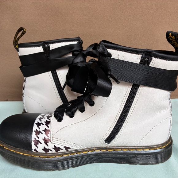 Dr. Martens Shoes - PREPPY meets PUNK: Custom Houndstooth Doc Martens